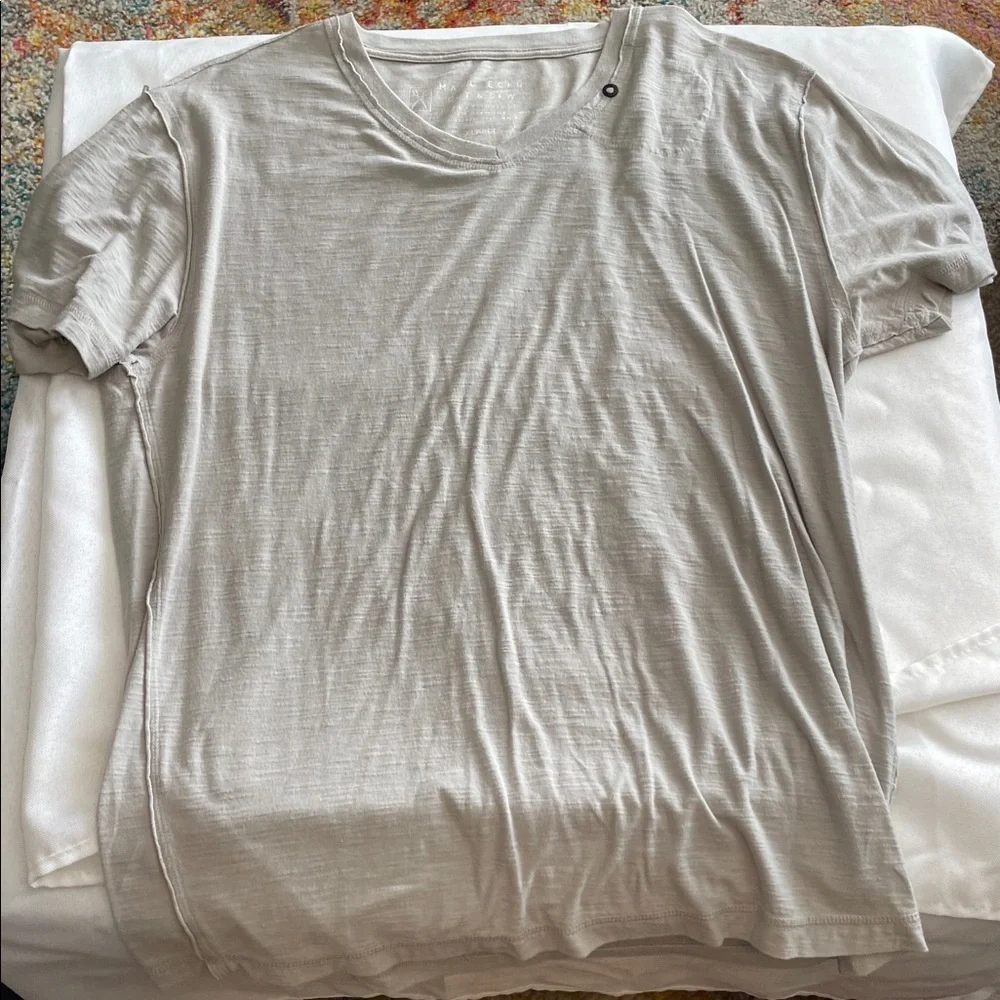 Marc Ecko Heather Gray Cut & Sew Tee
